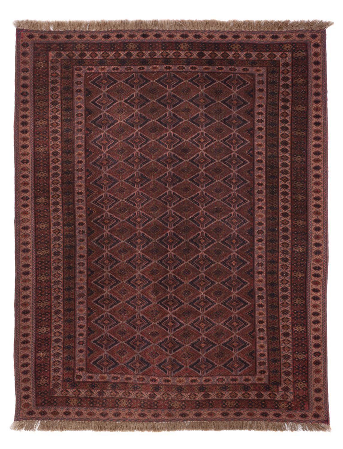 Kelim Rug - Oriental - 203 x 163 cm - dark red