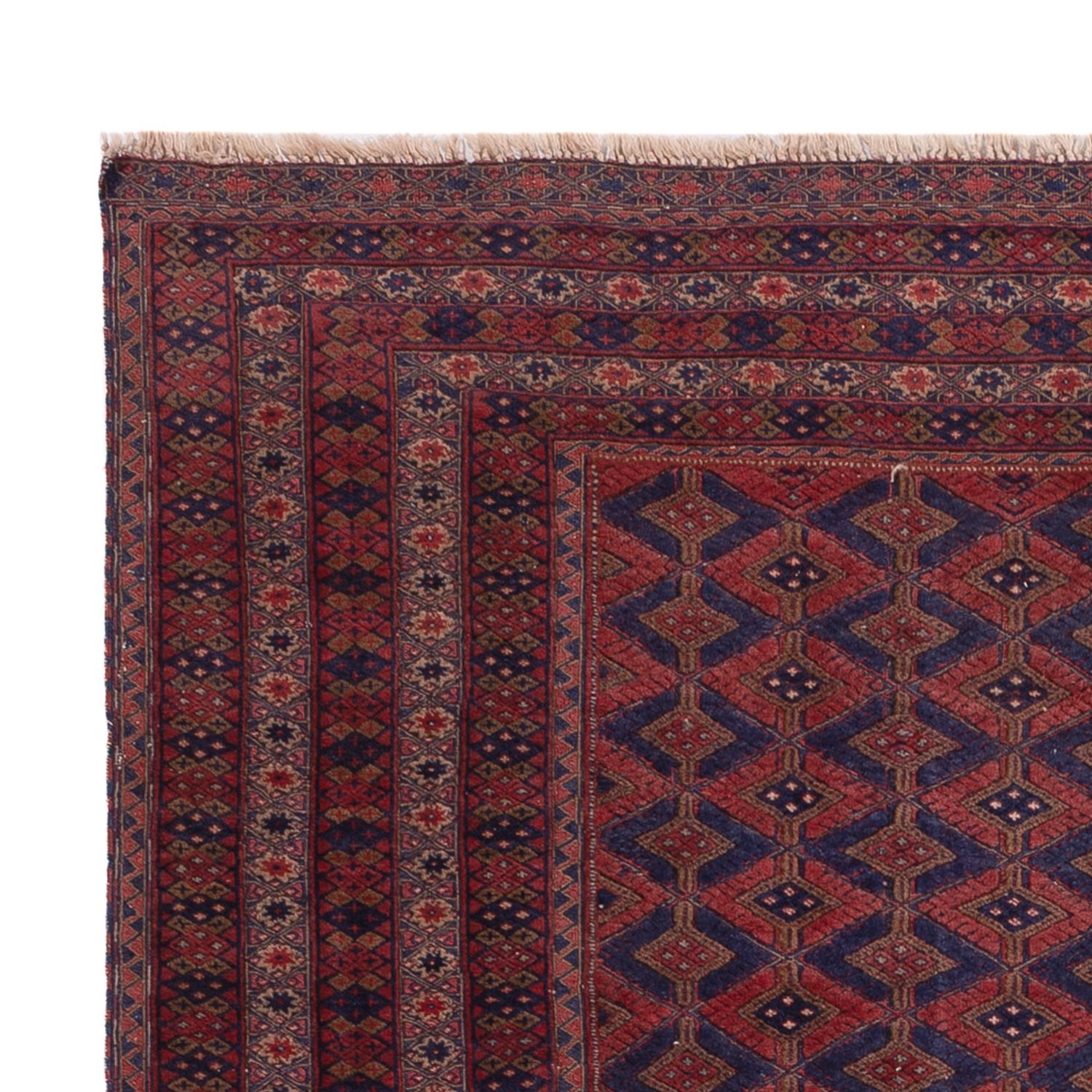 Kelim Rug - Oriental - 193 x 146 cm - dark red