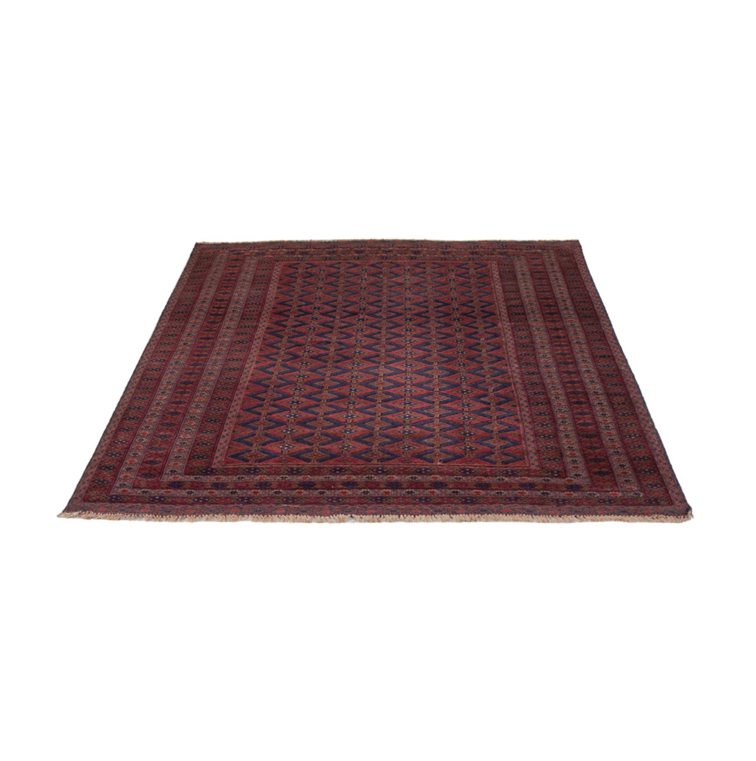 Kelim Rug - Oriental - 193 x 146 cm - dark red