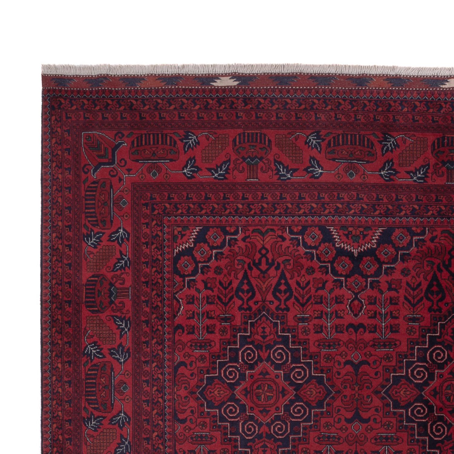 Afghan Rug - Royal - 301 x 204 cm - dark red