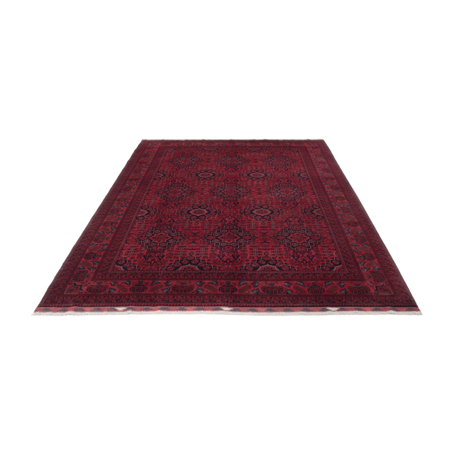 Afghan Rug - Royal - 301 x 204 cm - dark red