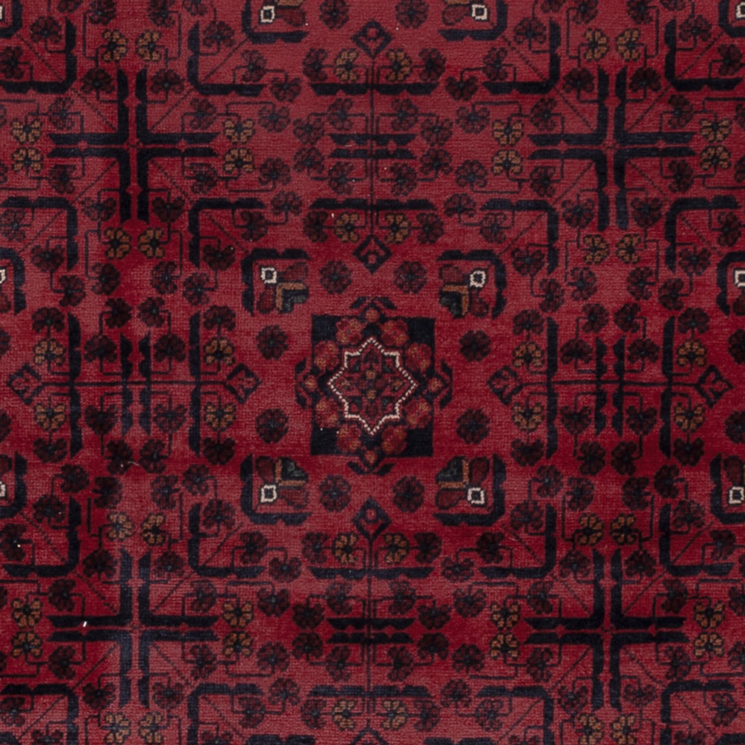 Afghan Rug - Kunduz - 296 x 207 cm - dark red