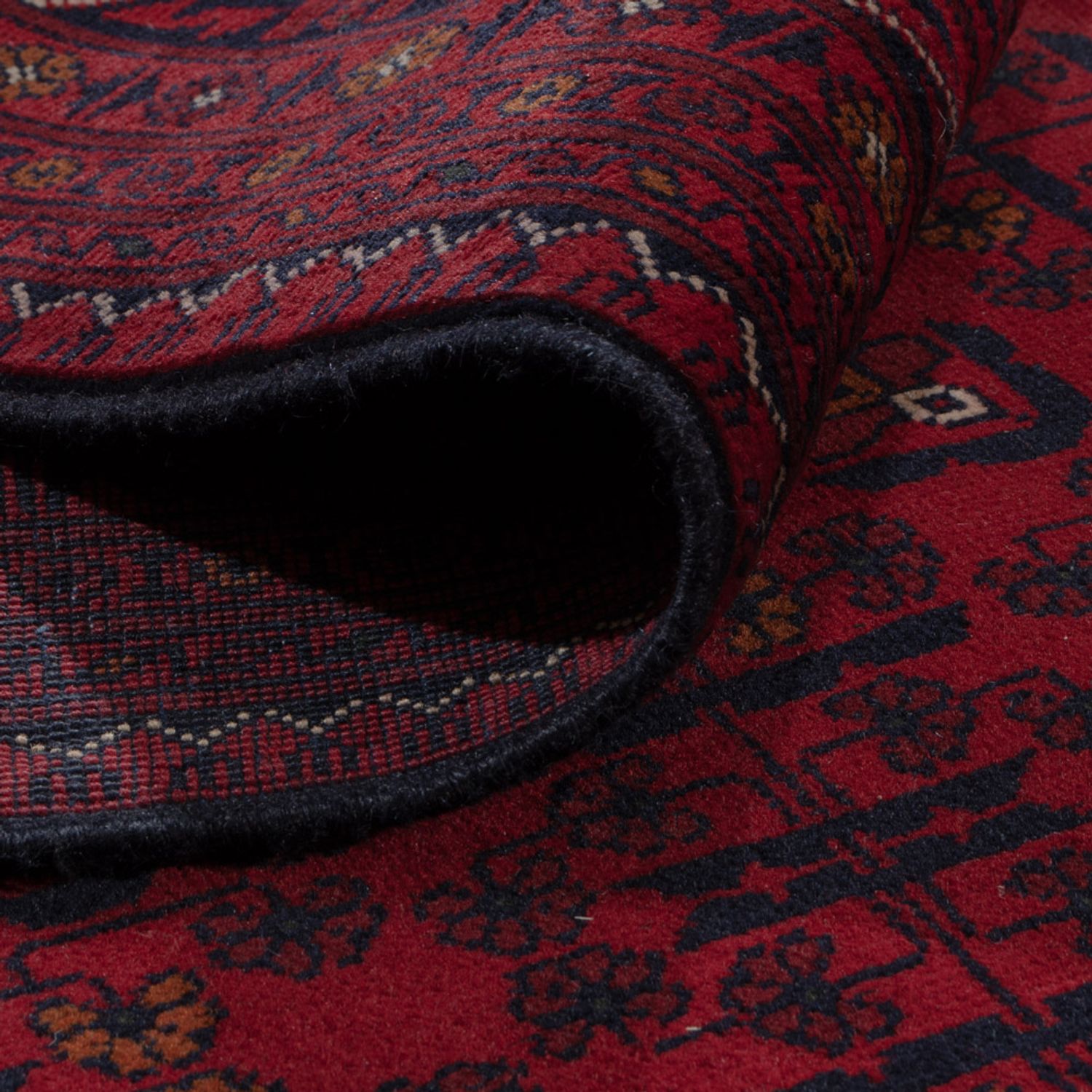 Afghan Rug - Kunduz - 296 x 207 cm - dark red