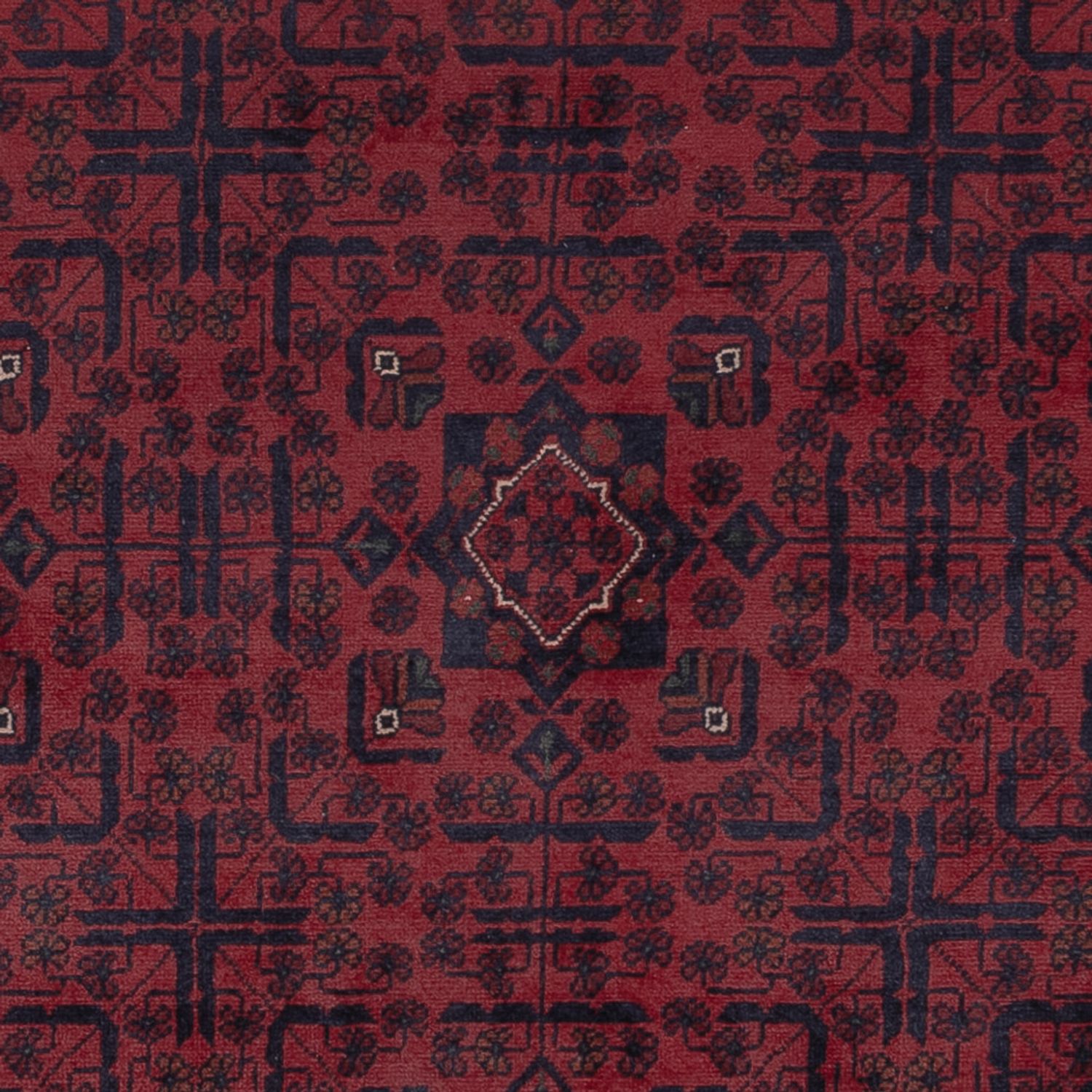 Afghan Rug - Kunduz - 299 x 197 cm - dark red