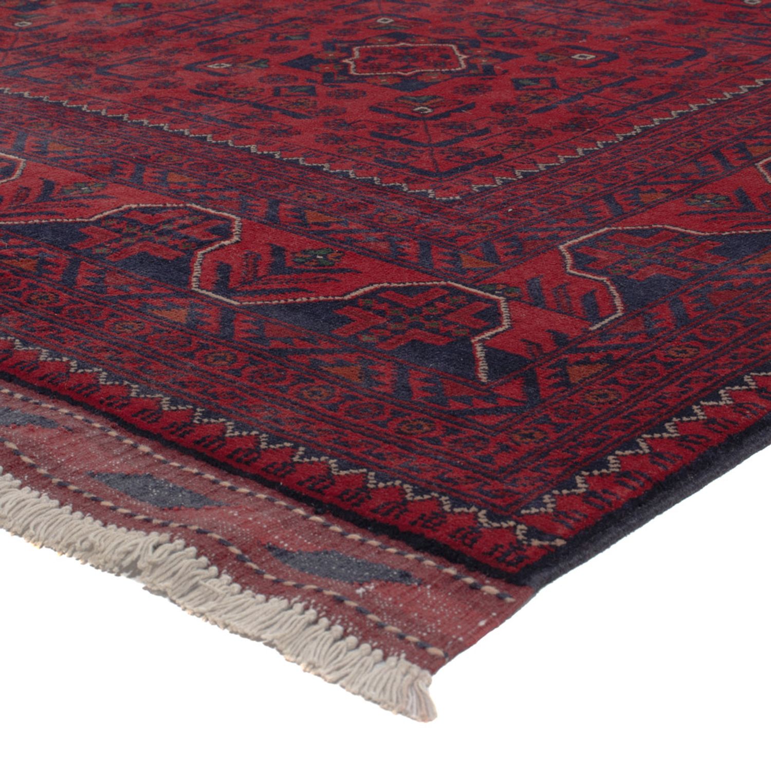 Afghan Rug - Kunduz - 299 x 197 cm - dark red