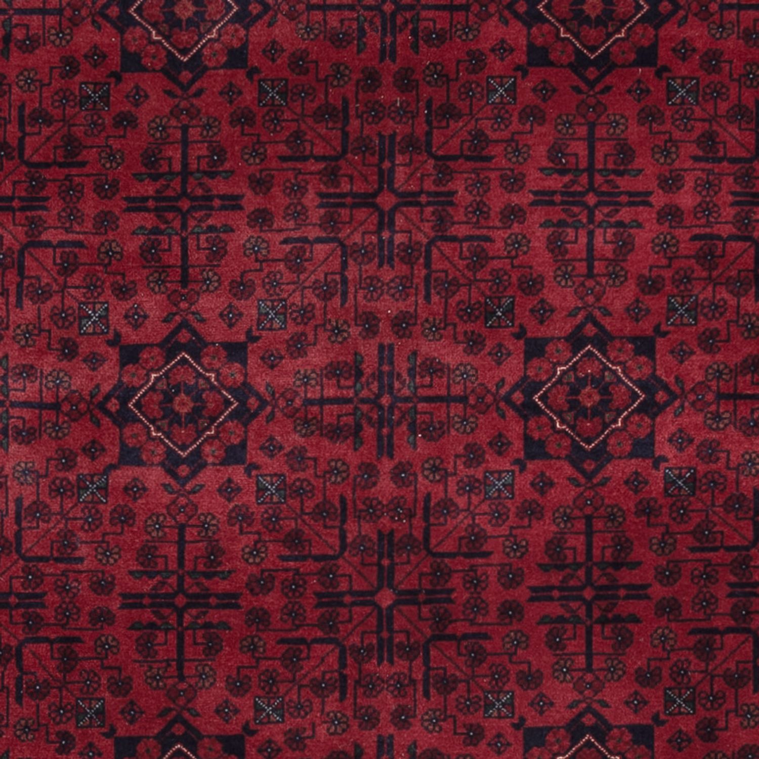 Afghan Rug - Royal - 293 x 200 cm - dark red