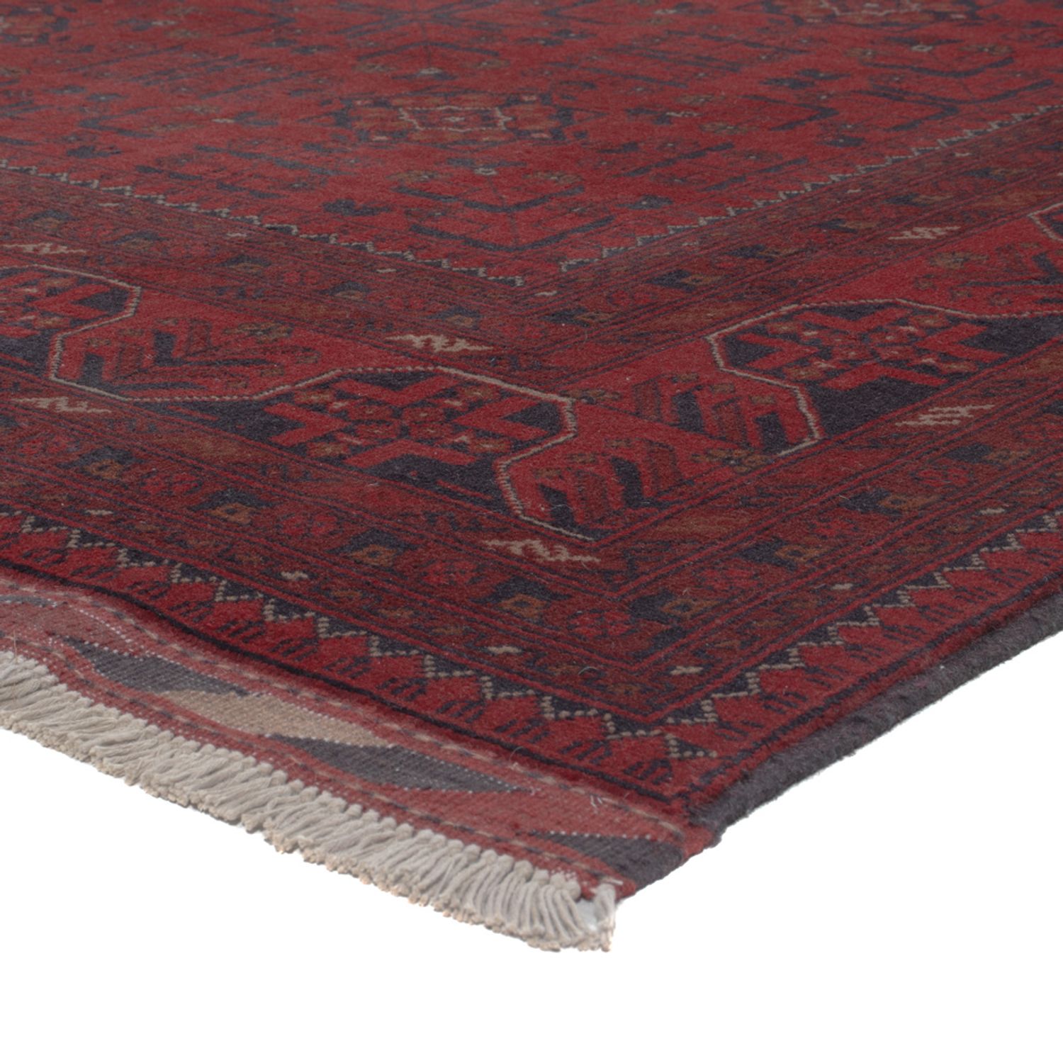 Afghan Rug - Kunduz - 306 x 196 cm - dark red