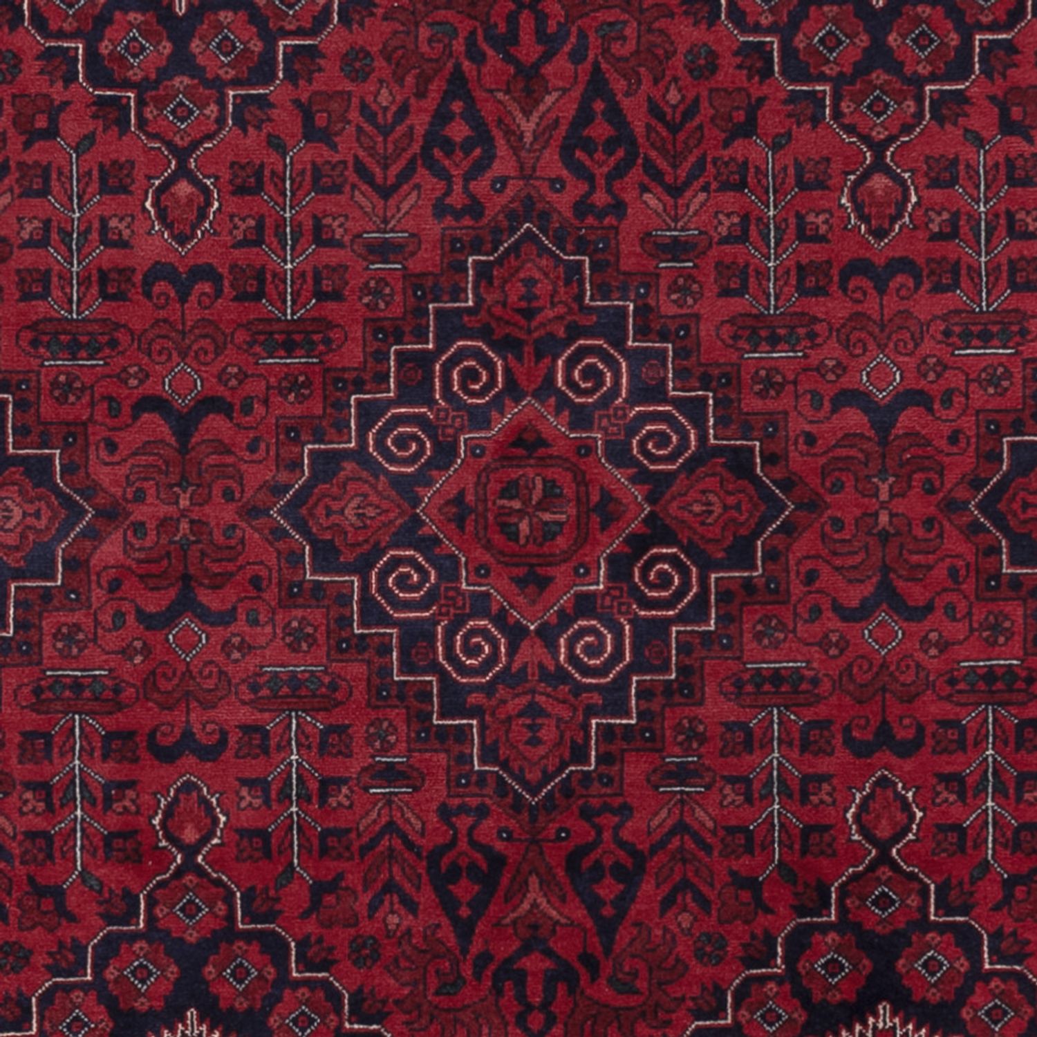Afghan Rug - Royal - 301 x 201 cm - dark red
