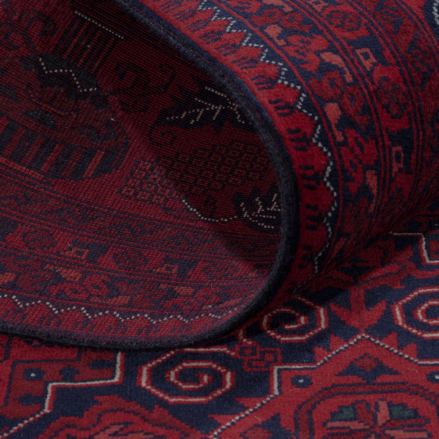 Afghan Rug - Royal - 301 x 201 cm - dark red