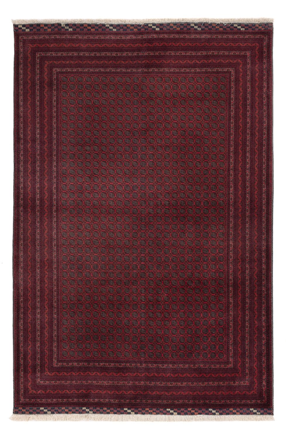 Afghan Rug - Royal - 297 x 198 cm - dark red