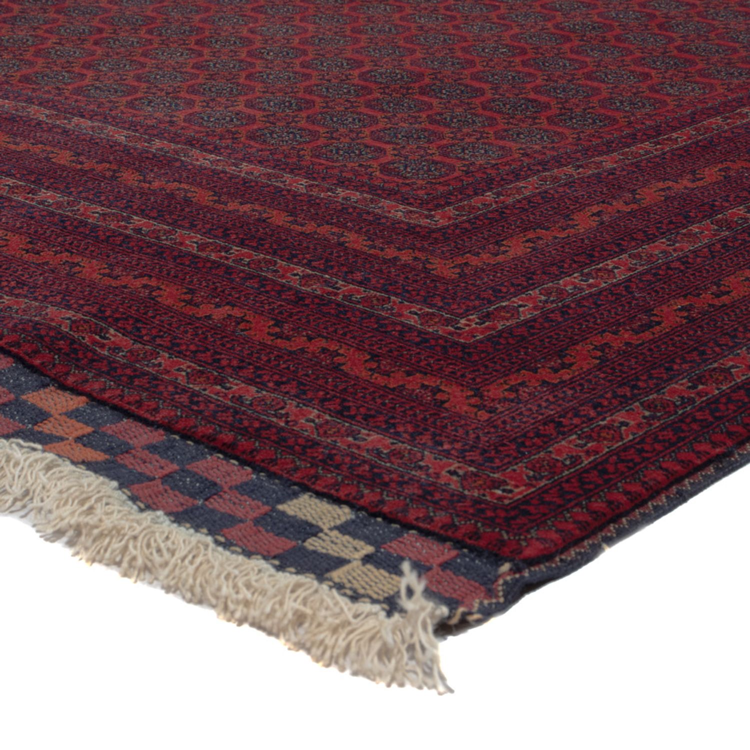 Afghan Rug - Royal - 297 x 198 cm - dark red