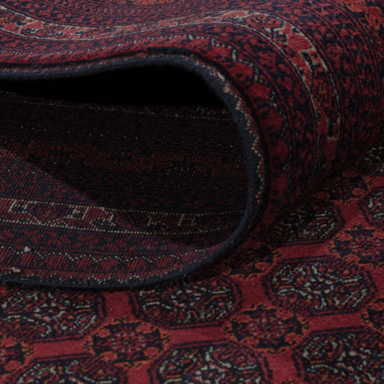 Afghan Rug - Royal - 297 x 198 cm - dark red
