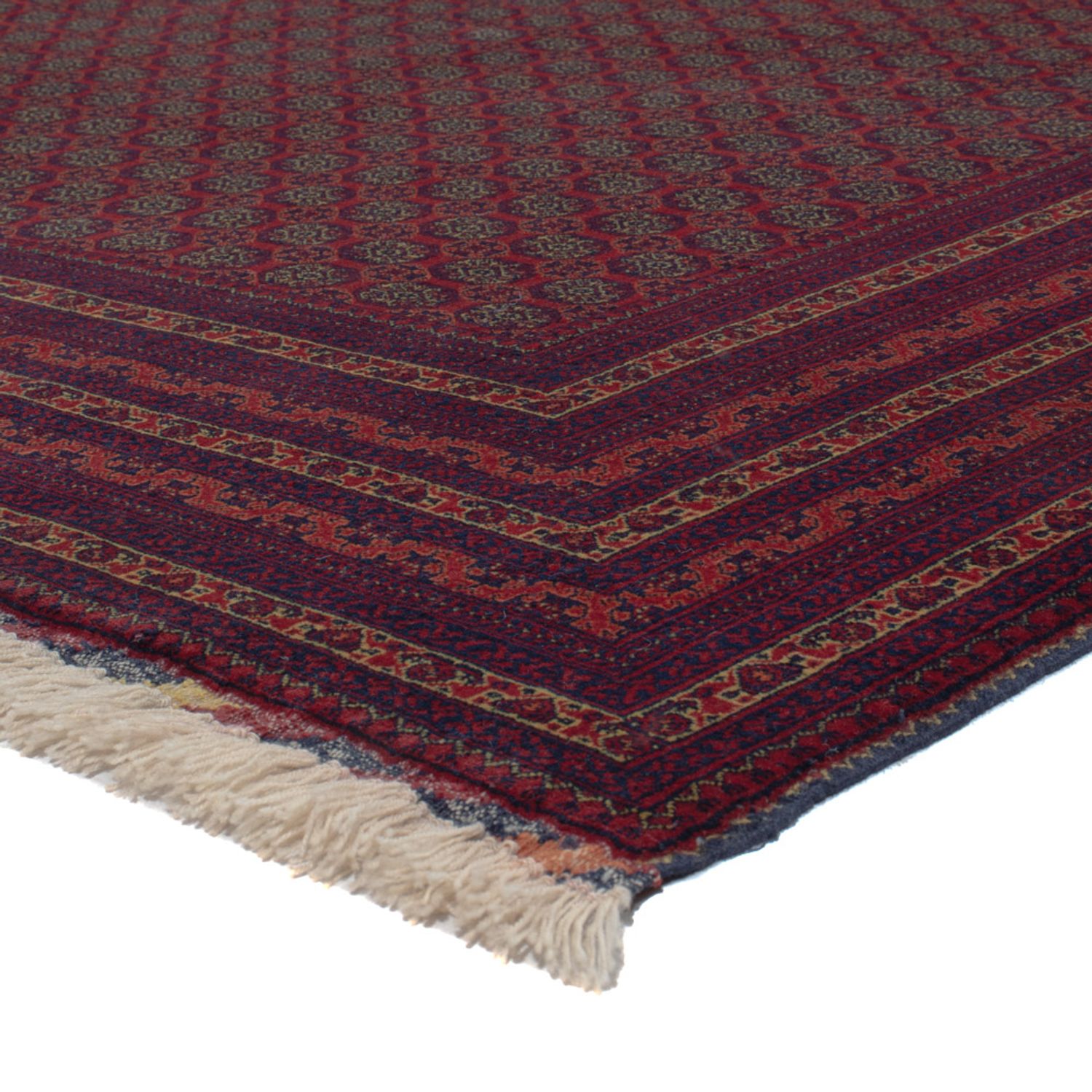 Afghan Rug - Royal - 295 x 206 cm - dark red