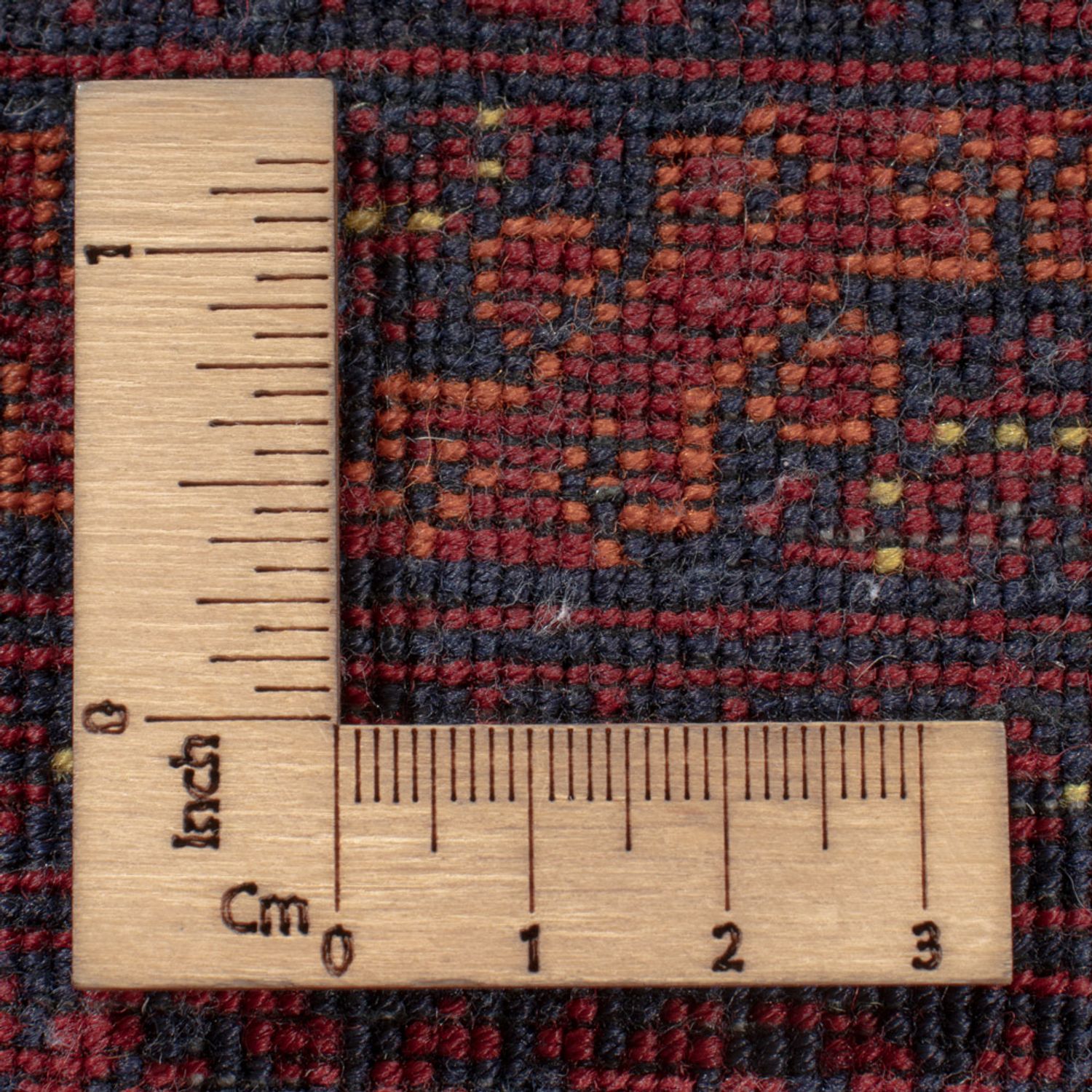 Afghan Rug - Royal - 295 x 206 cm - dark red