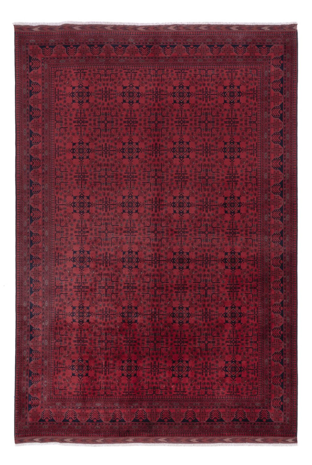 Afghan Rug - Royal - 297 x 200 cm - dark red