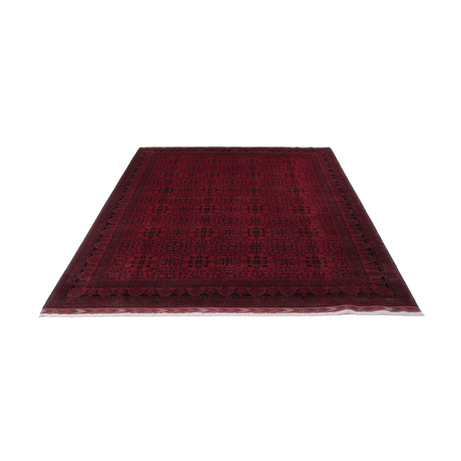Afghan Rug - Royal - 297 x 200 cm - dark red