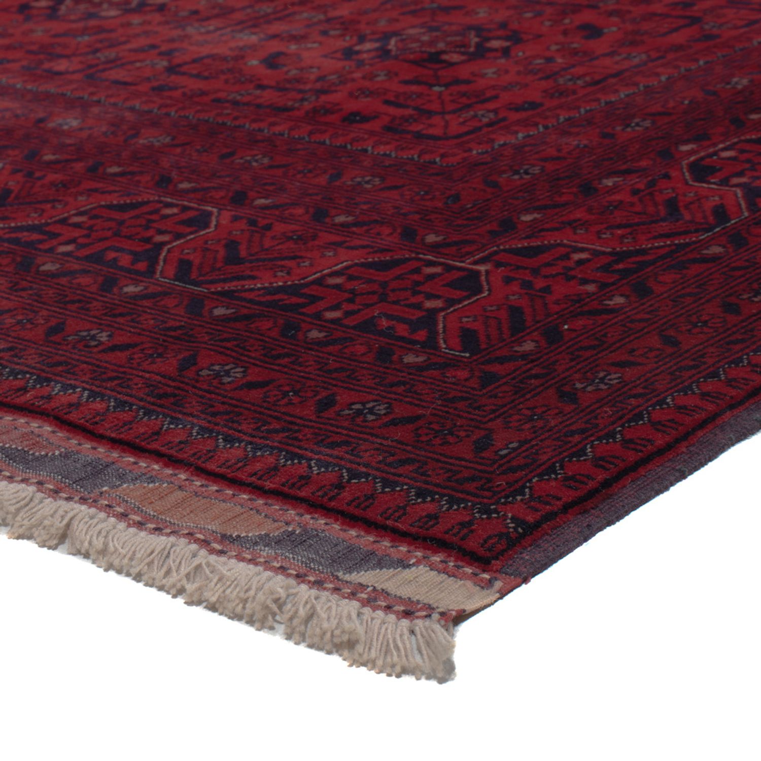Afghan Rug - Royal - 291 x 201 cm - dark red