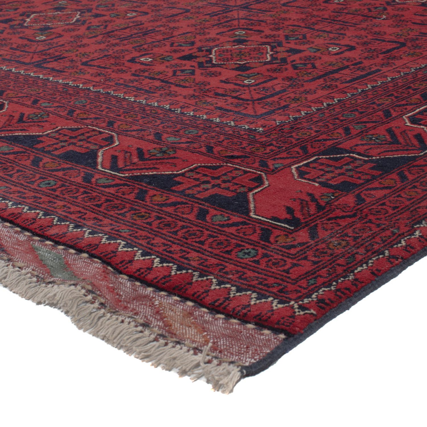 Afghan Rug - Kunduz - 288 x 194 cm - dark red