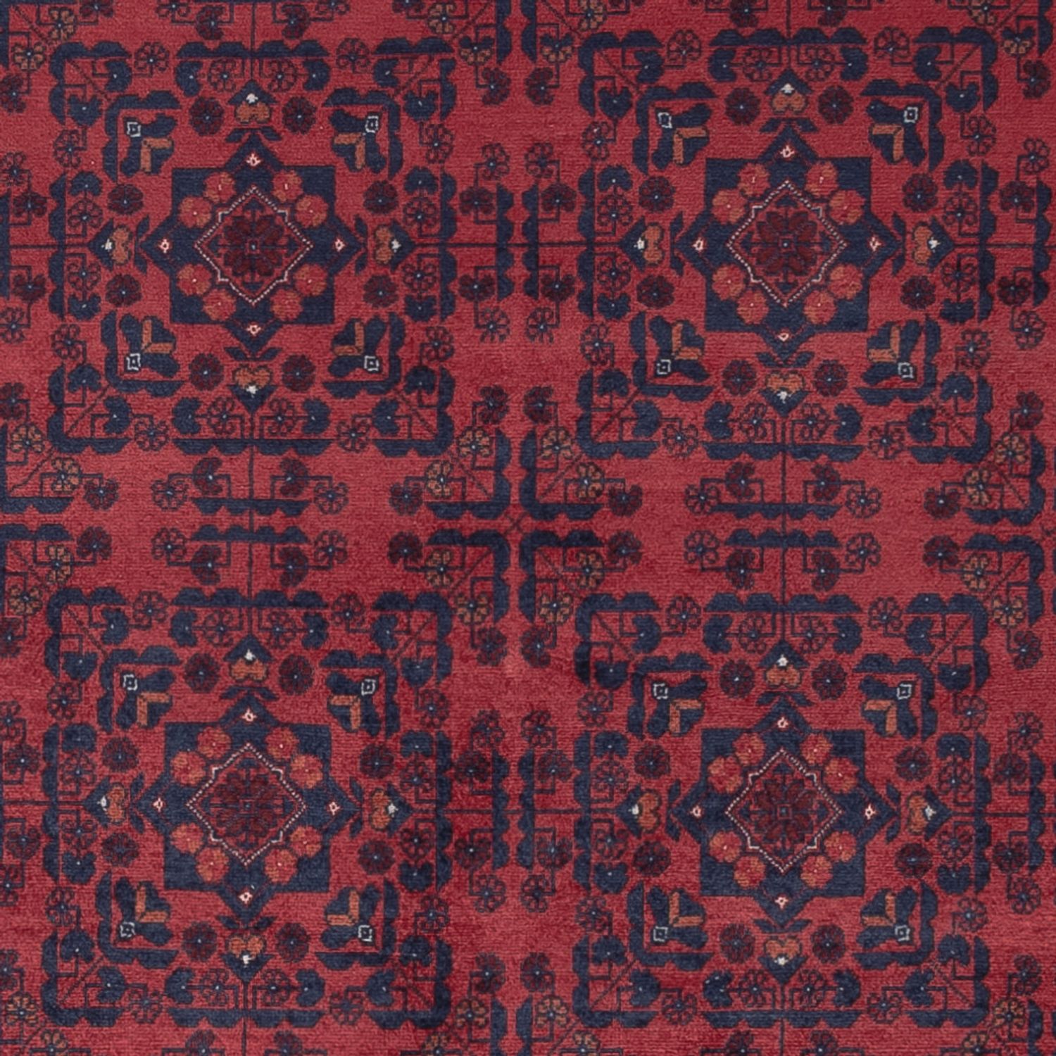Afghan Rug - Royal - 290 x 201 cm - dark red