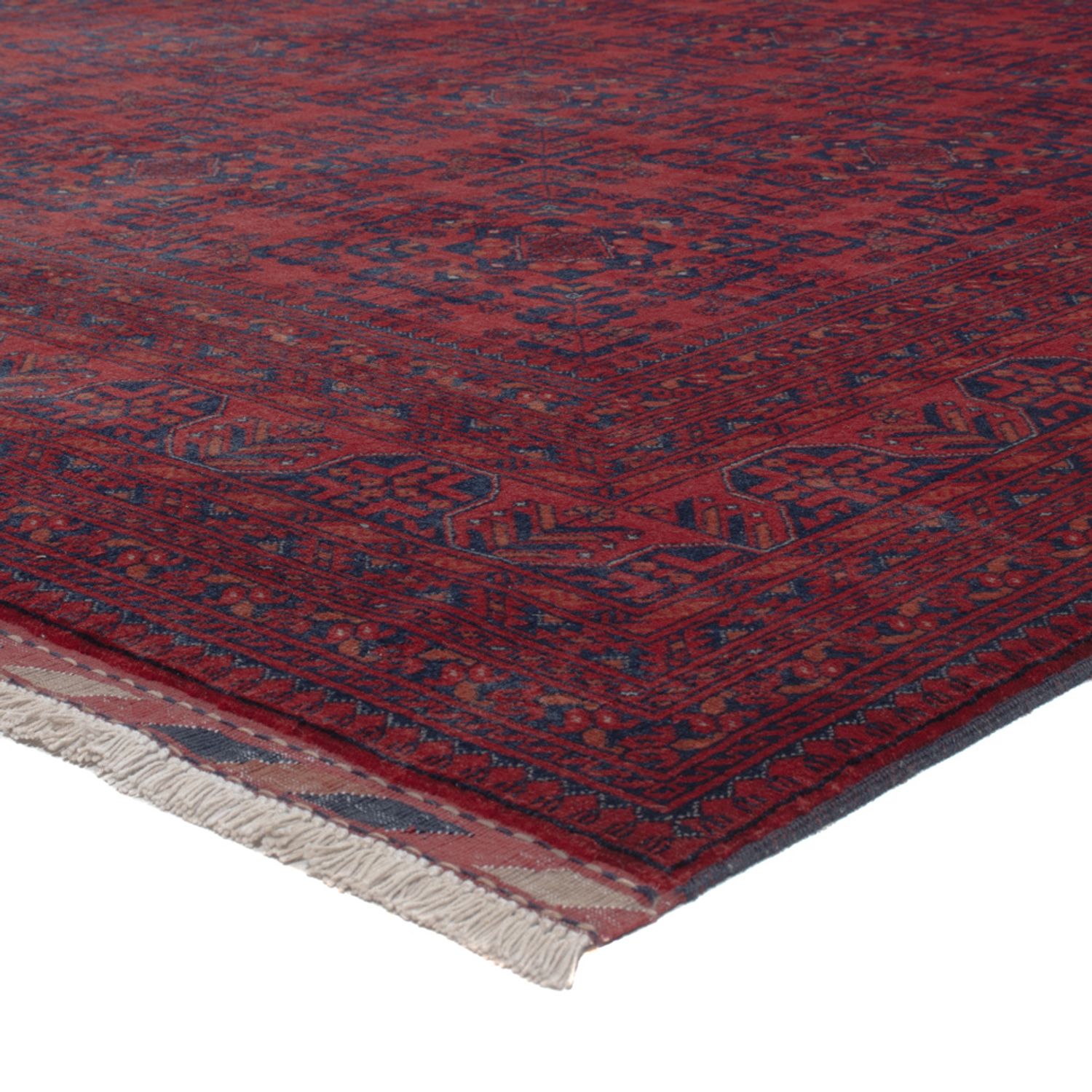 Afghan Rug - Royal - 290 x 201 cm - dark red