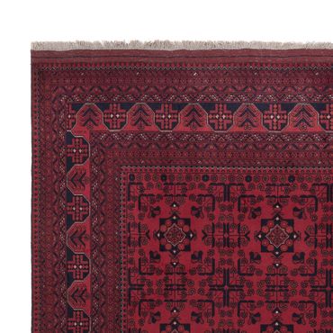 Afghan Rug - Royal - 288 x 202 cm - dark red