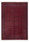 Afghan Rug - Royal - 288 x 202 cm - dark red