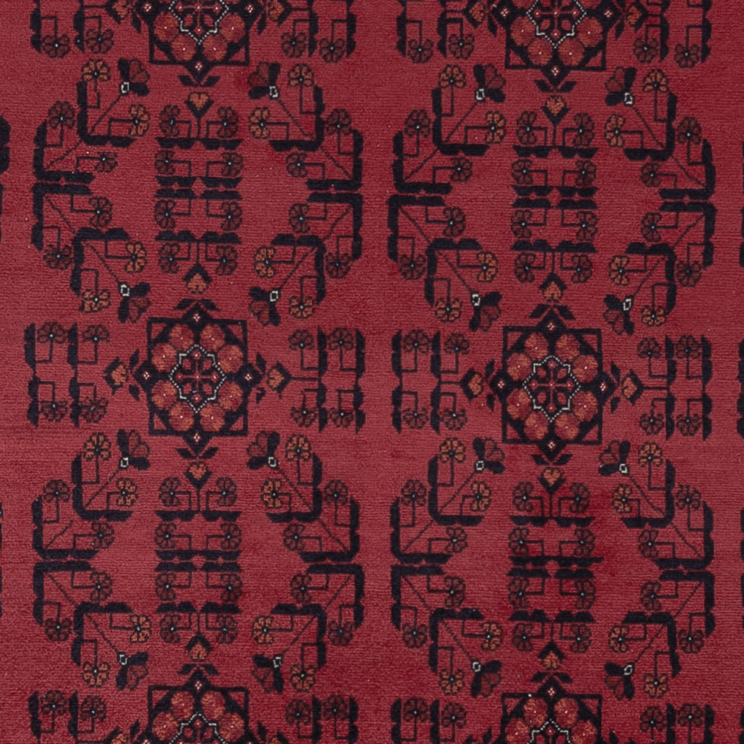 Afghan Rug - Royal - 290 x 197 cm - dark red