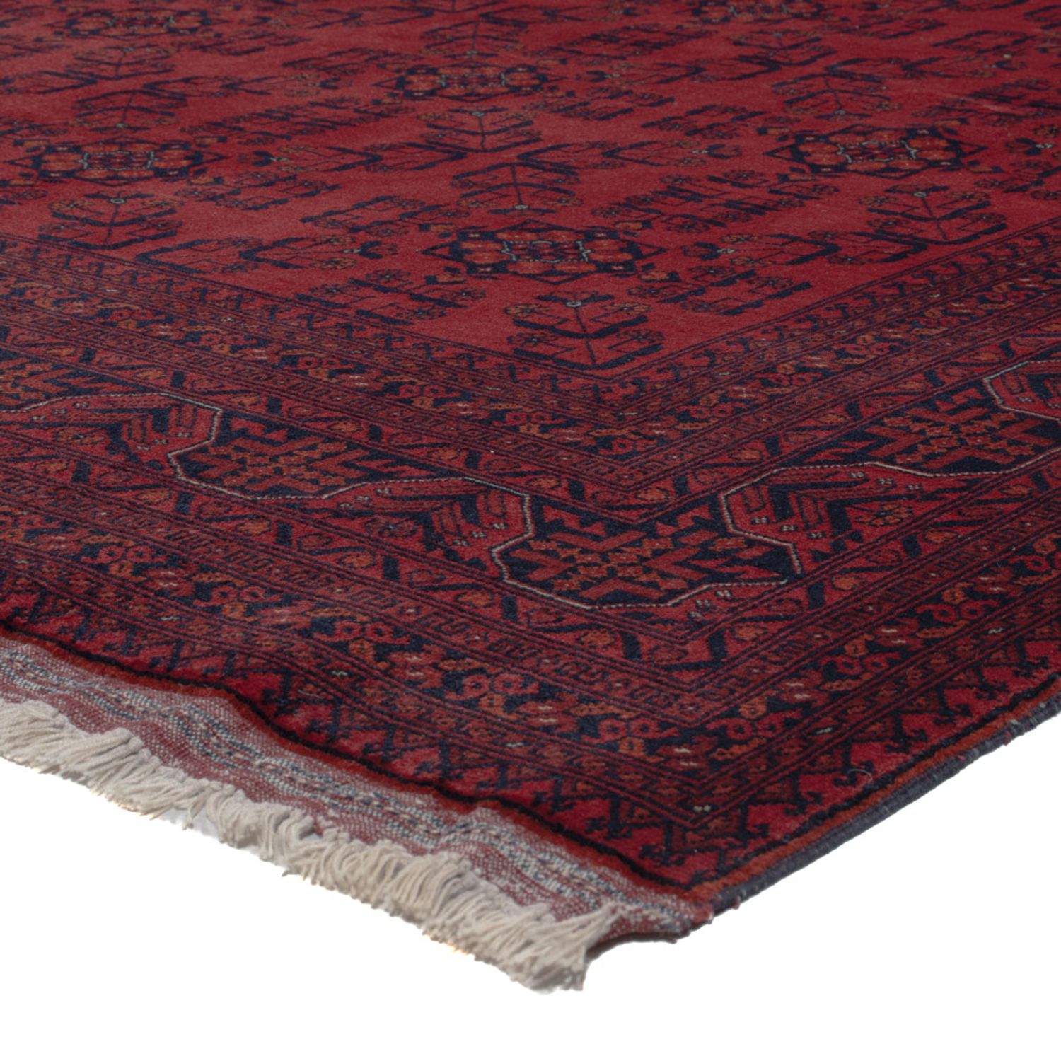 Afghan Rug - Royal - 290 x 197 cm - dark red