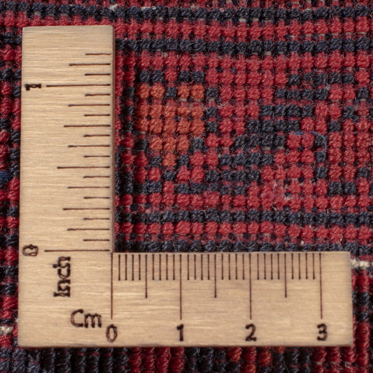 Afghan Rug - Royal - 290 x 197 cm - dark red