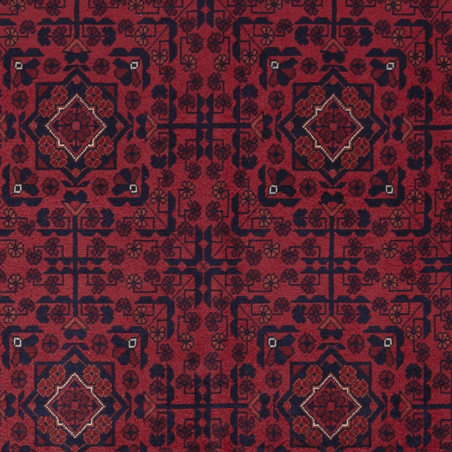 Afghan Rug - Royal - 289 x 200 cm - dark red