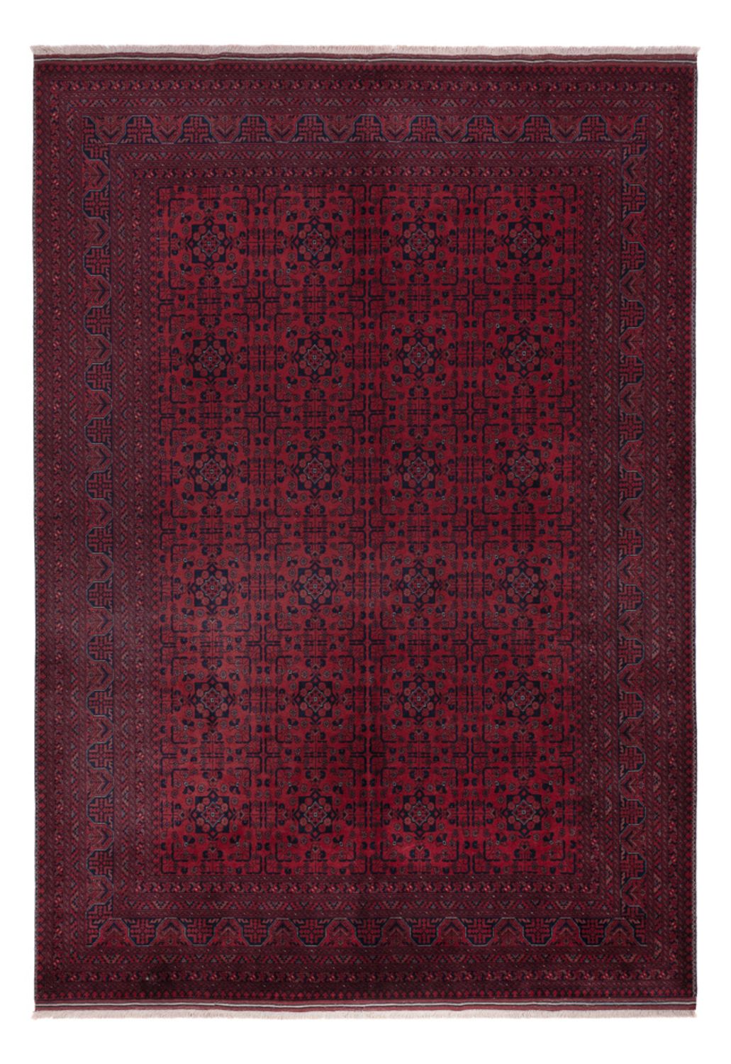 Afghan Rug - Royal - 289 x 198 cm - dark red