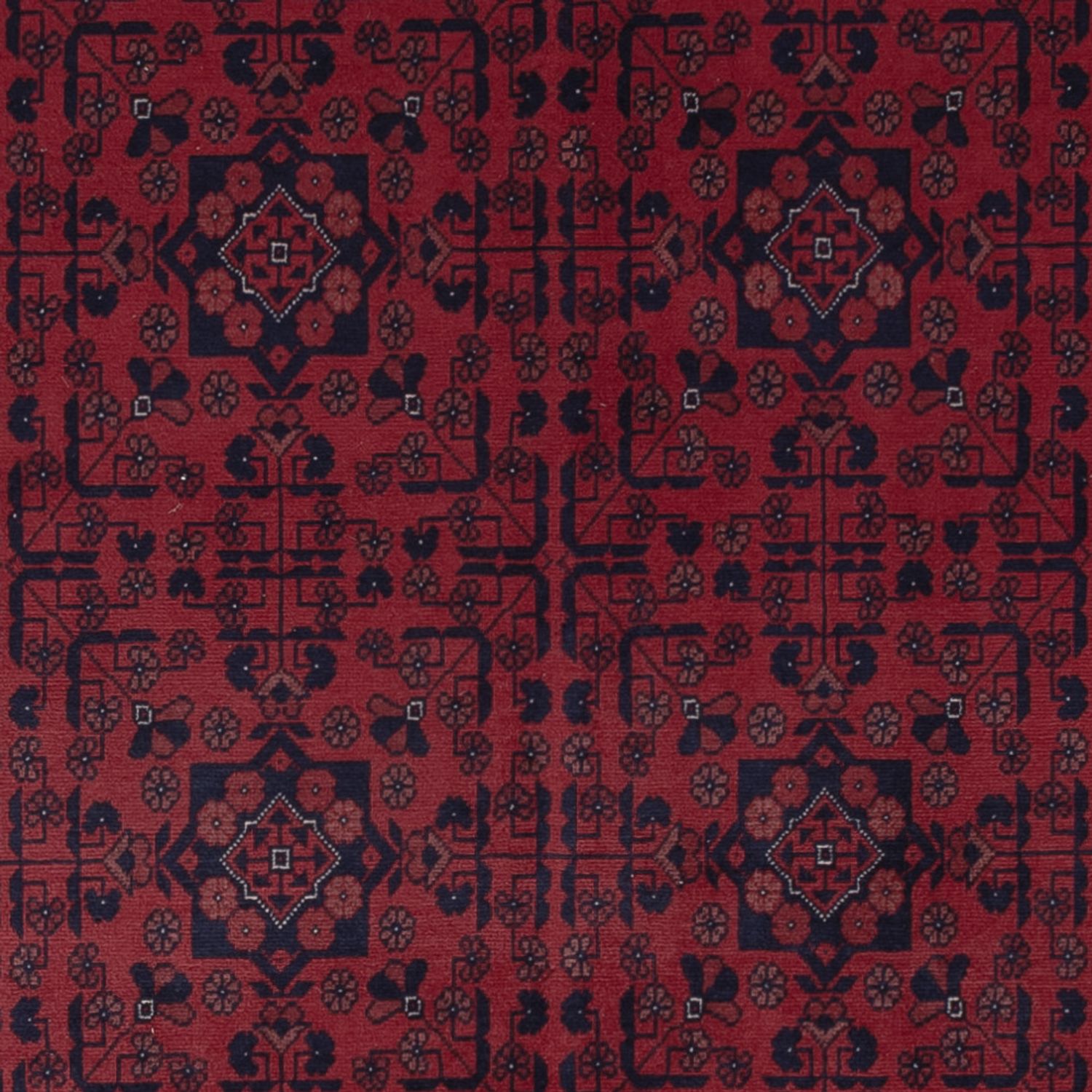 Afghan Rug - Royal - 289 x 198 cm - dark red