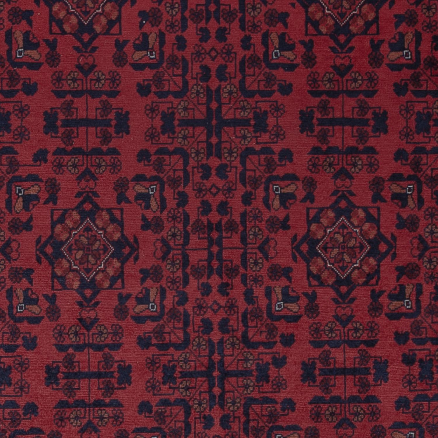 Afghan Rug - Royal - 298 x 195 cm - dark red