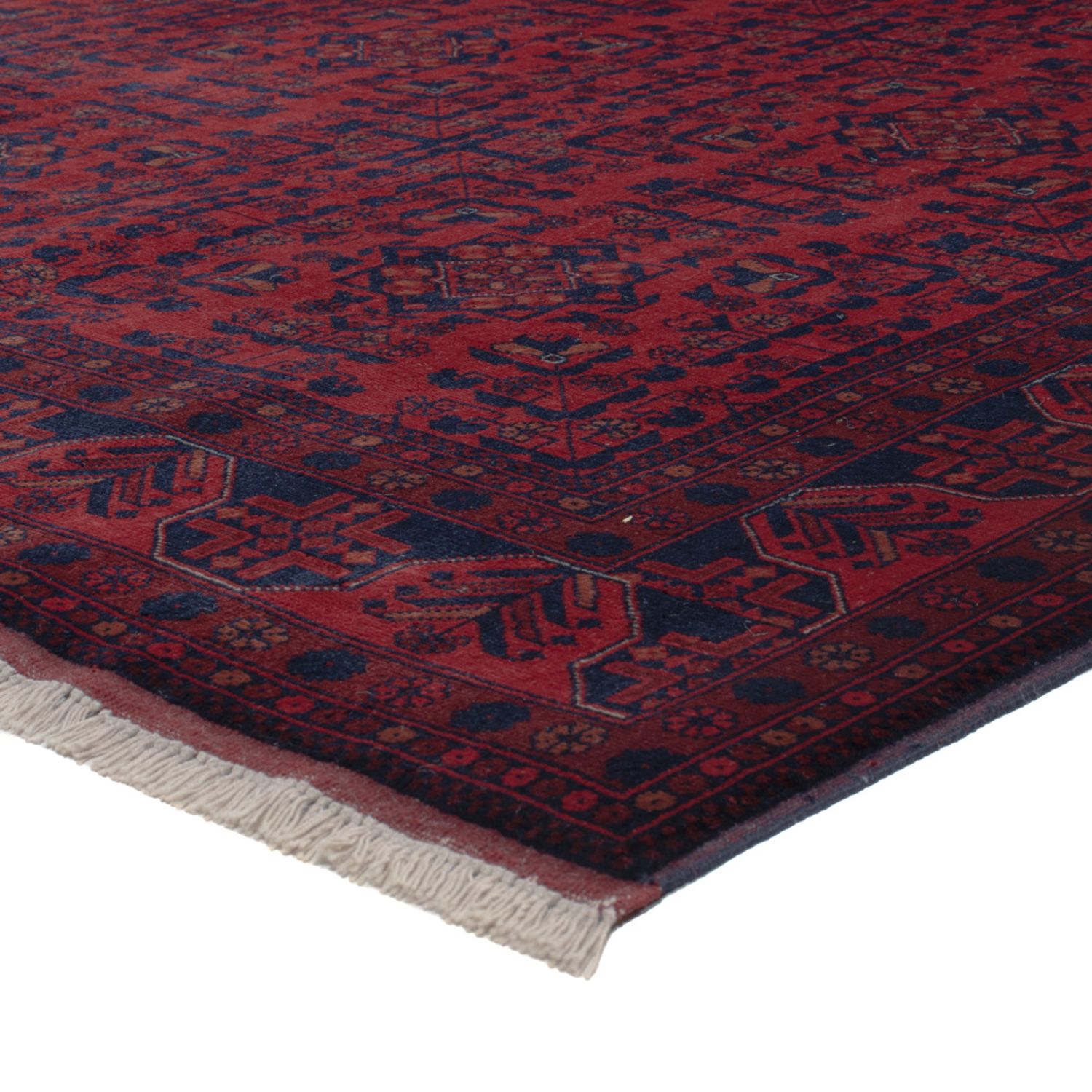 Afghan Rug - Royal - 298 x 195 cm - dark red