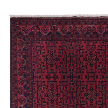 Afghan Rug - Royal - 298 x 195 cm - dark red
