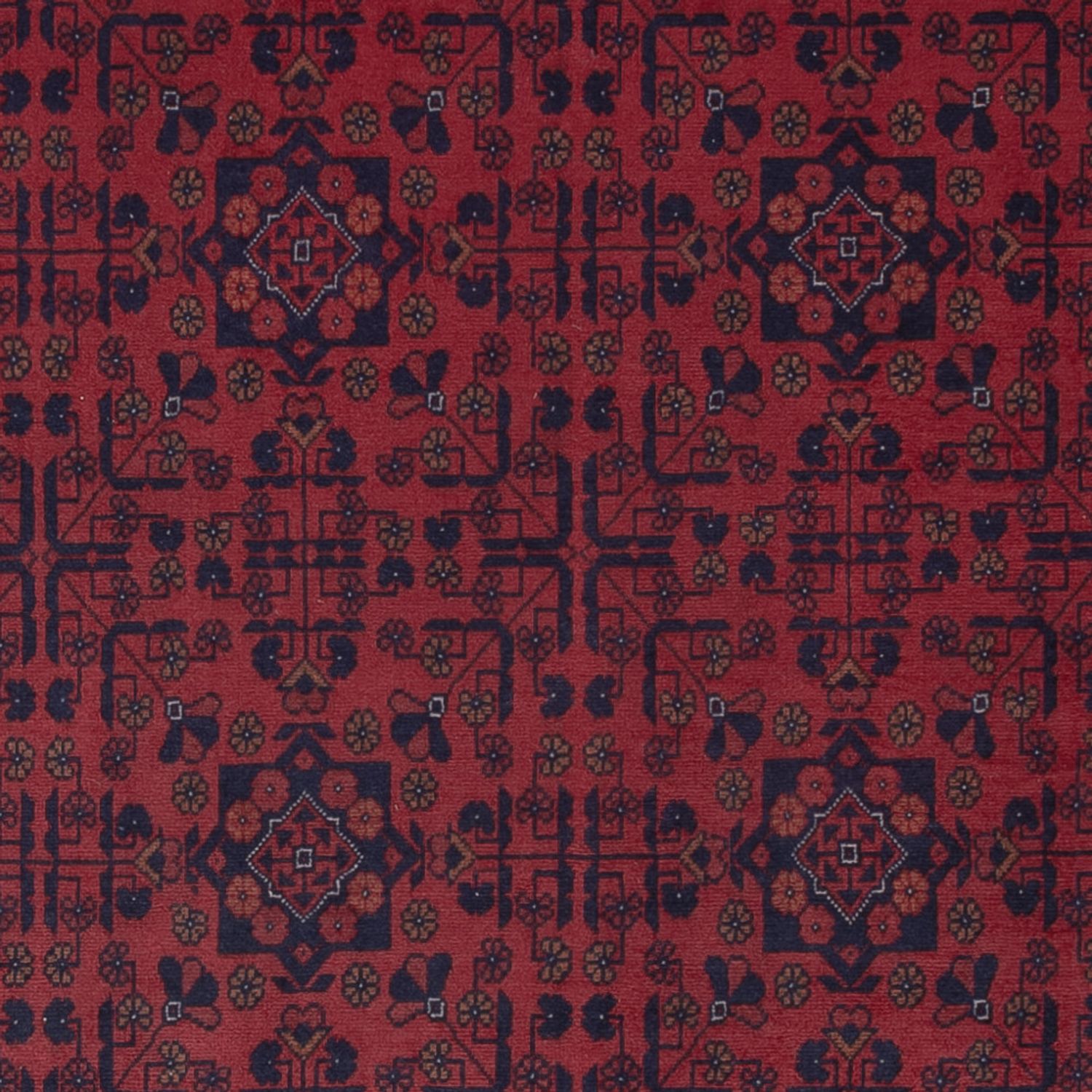 Afghan Rug - Royal - 290 x 201 cm - dark red