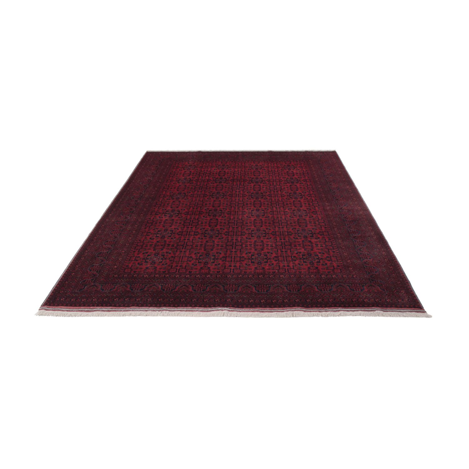 Afghan Rug - Royal - 290 x 201 cm - dark red