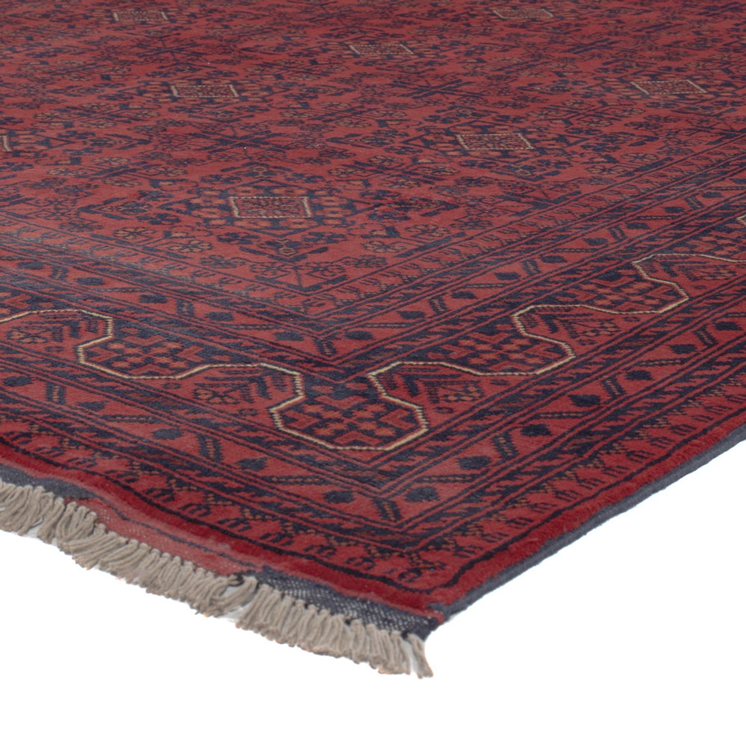 Afghan Rug - Kunduz - 297 x 208 cm - dark red