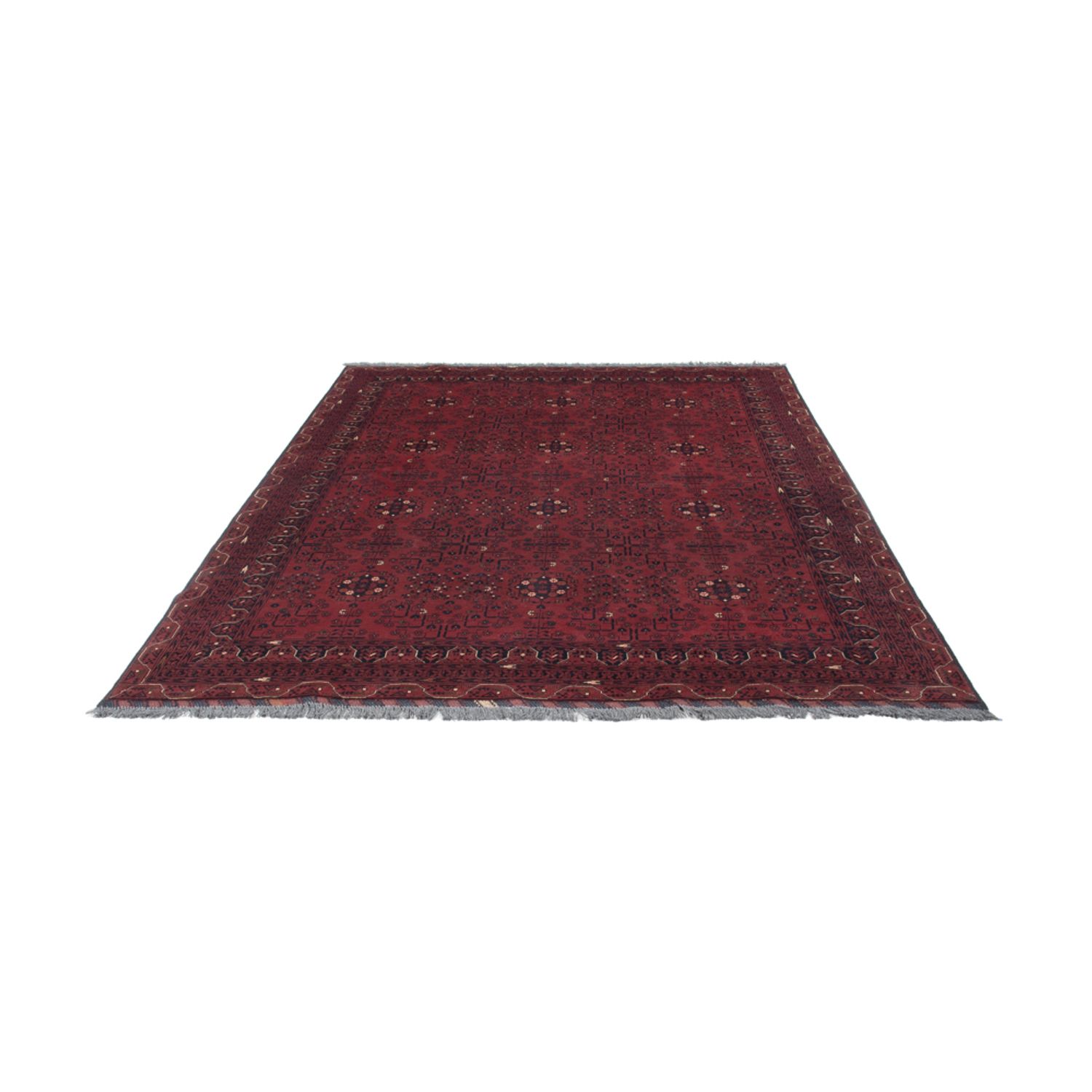 Afghan Rug - Kunduz - 287 x 194 cm - dark red