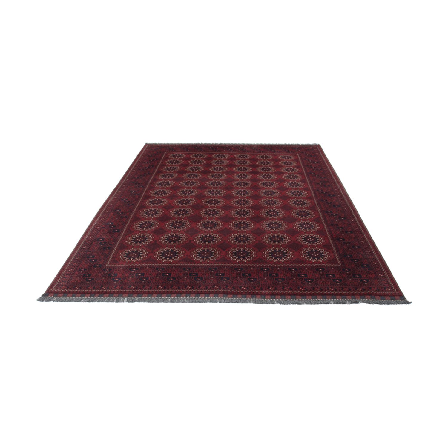 Afghan Rug - Kunduz - 283 x 199 cm - dark red