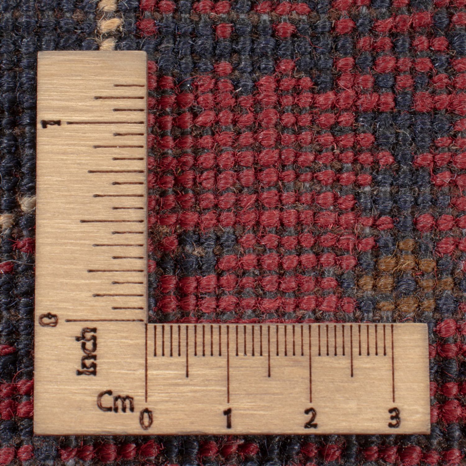 Afghan Rug - Kunduz - 300 x 204 cm - dark red