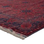 Afghan Rug - Royal - 302 x 193 cm - dark red