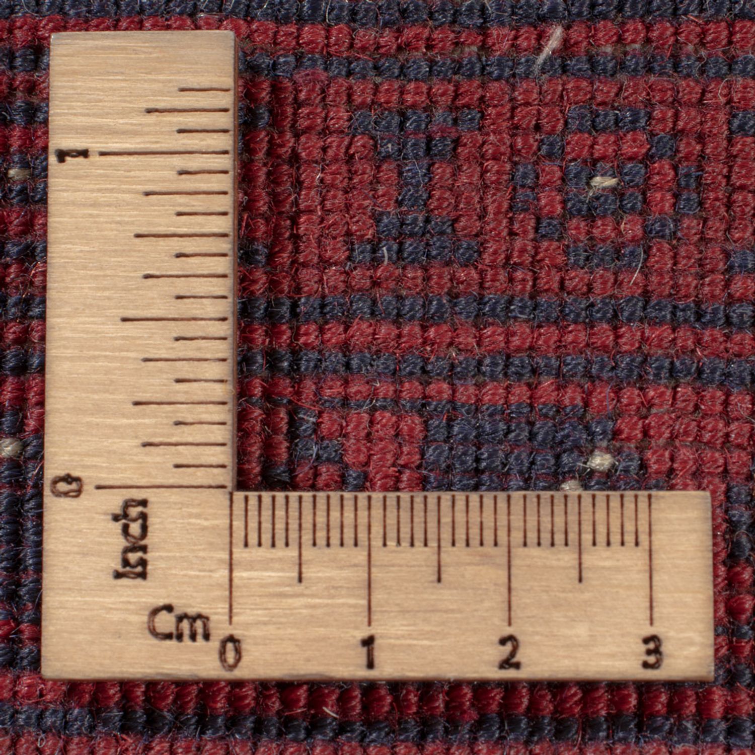 Afghan Rug - Royal - 286 x 202 cm - dark red