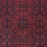 Afghan Rug - Royal - 288 x 198 cm - dark red