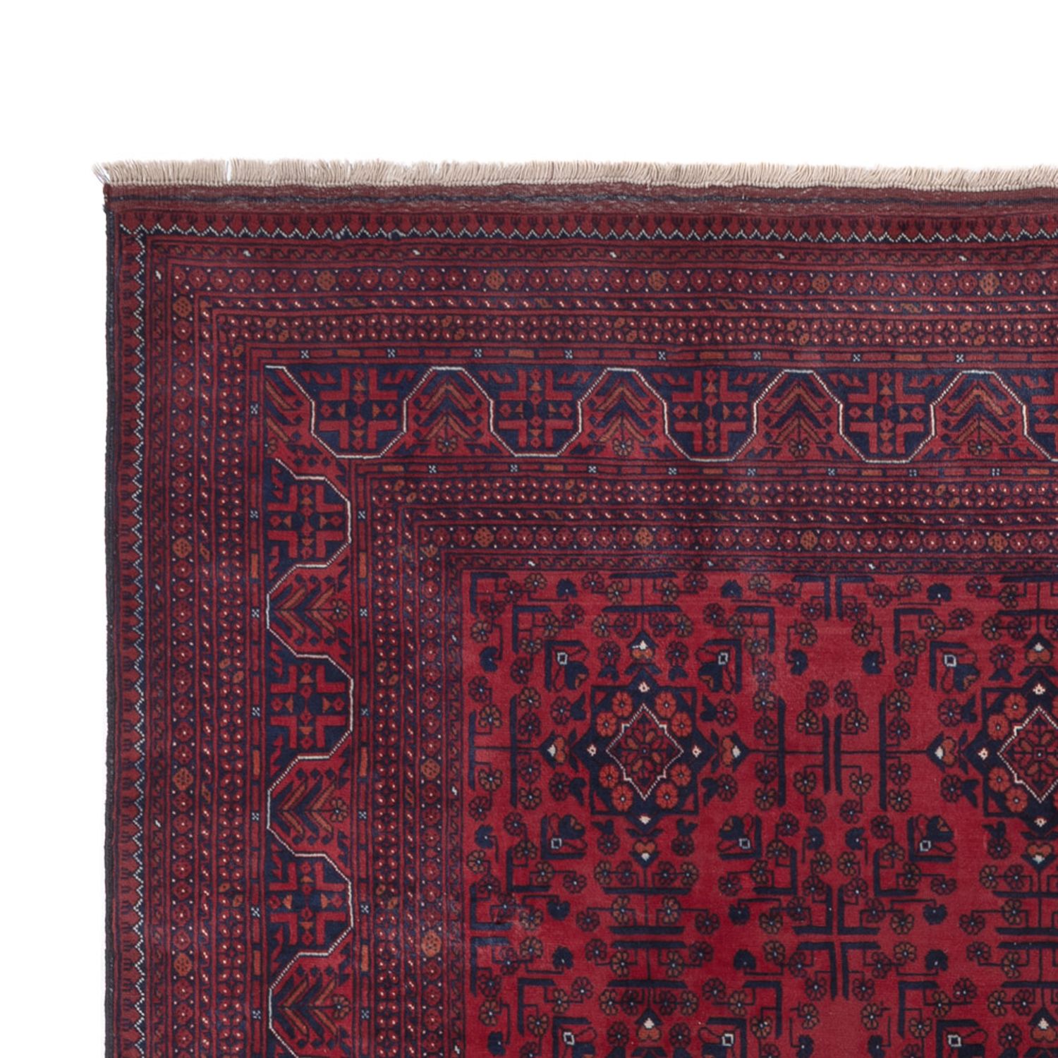 Afghan Rug - Royal - 303 x 194 cm - dark red