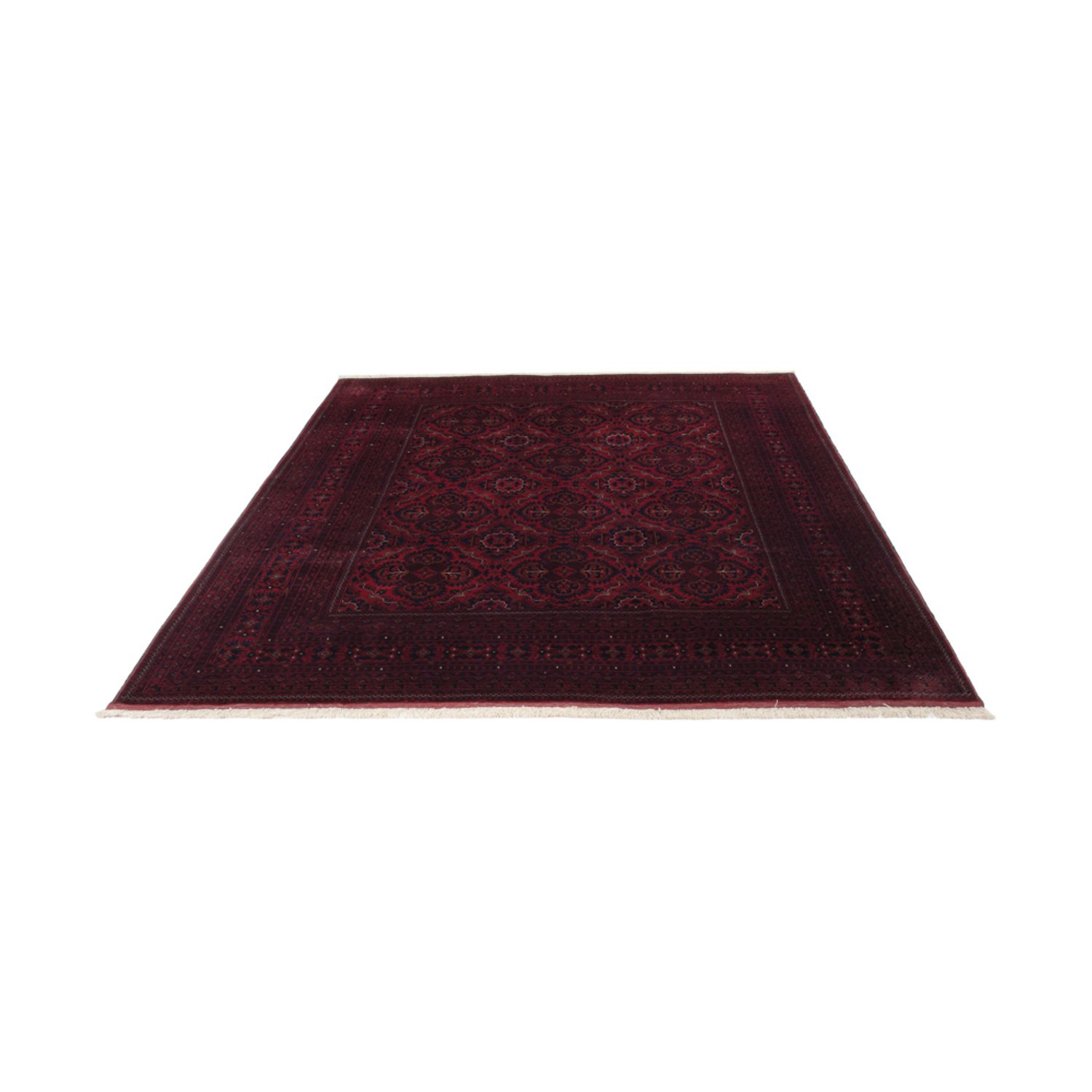 Afghan Rug - Royal - 292 x 202 cm - dark red