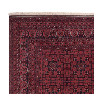 Afghan Rug - Royal - 294 x 199 cm - dark red