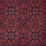 Afghan Rug - Royal - 294 x 199 cm - dark red