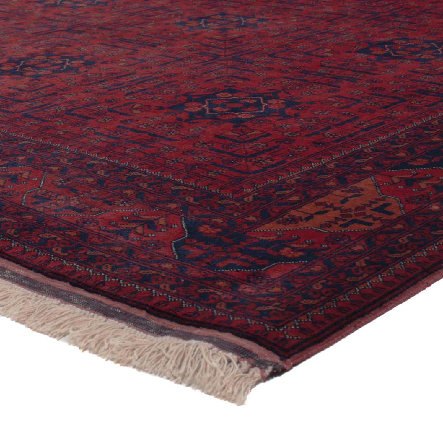 Afghan Rug - Royal - 281 x 199 cm - dark red