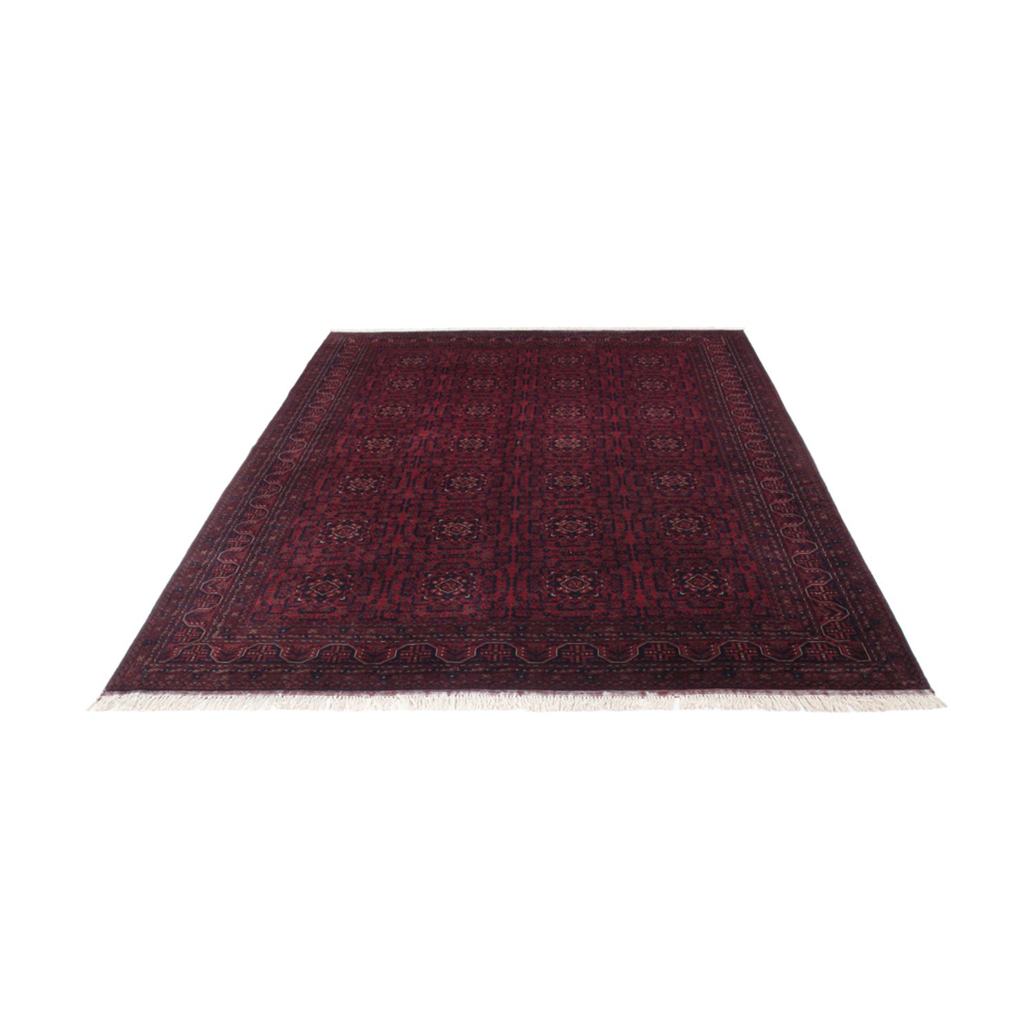 Afghan Rug - Royal - 283 x 196 cm - dark red